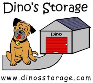 Dino's Storage Logo